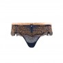 ELEGANCE - BRIGITTE BARDOT Shorty tanga bleu marine