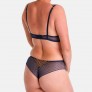 ELEGANCE - BRIGITTE BARDOT Shorty tanga bleu marine