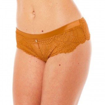 EFFRONTEE - CAMILLE CERF & POMMPOIRE Shorty string moutarde