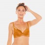 EFFRONTEE - CAMILLE CERF & POMMPOIRE Soutien-gorge ampliforme coque moulée moutarde