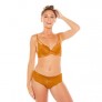 EFFRONTEE - CAMILLE CERF & POMMPOIRE Soutien-gorge ampliforme coque moulée moutarde