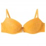 RUCHE Soutien-gorge ampliforme coque moulée jaune