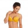 RUCHE Soutien-gorge ampliforme coque moulée jaune